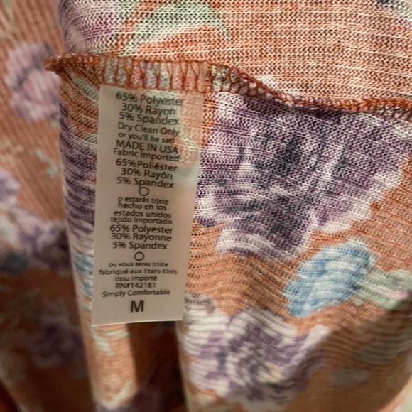 Lularoe Sarah duster cardigan size Medium - Picture 3 of 3